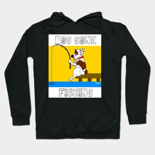 DOG GONE FISHING CARTOON Hoodie